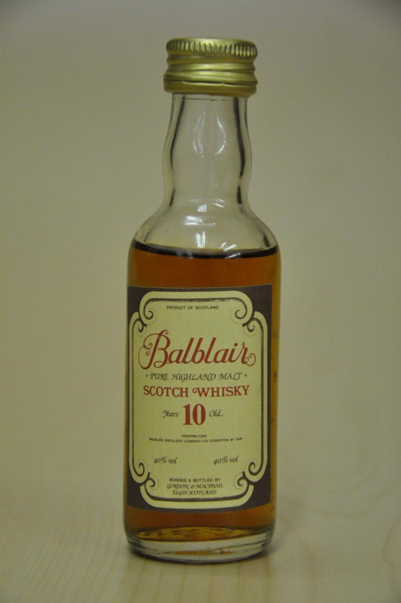 Balblair 10 Year Old - Gordon & MacPhail Miniature
