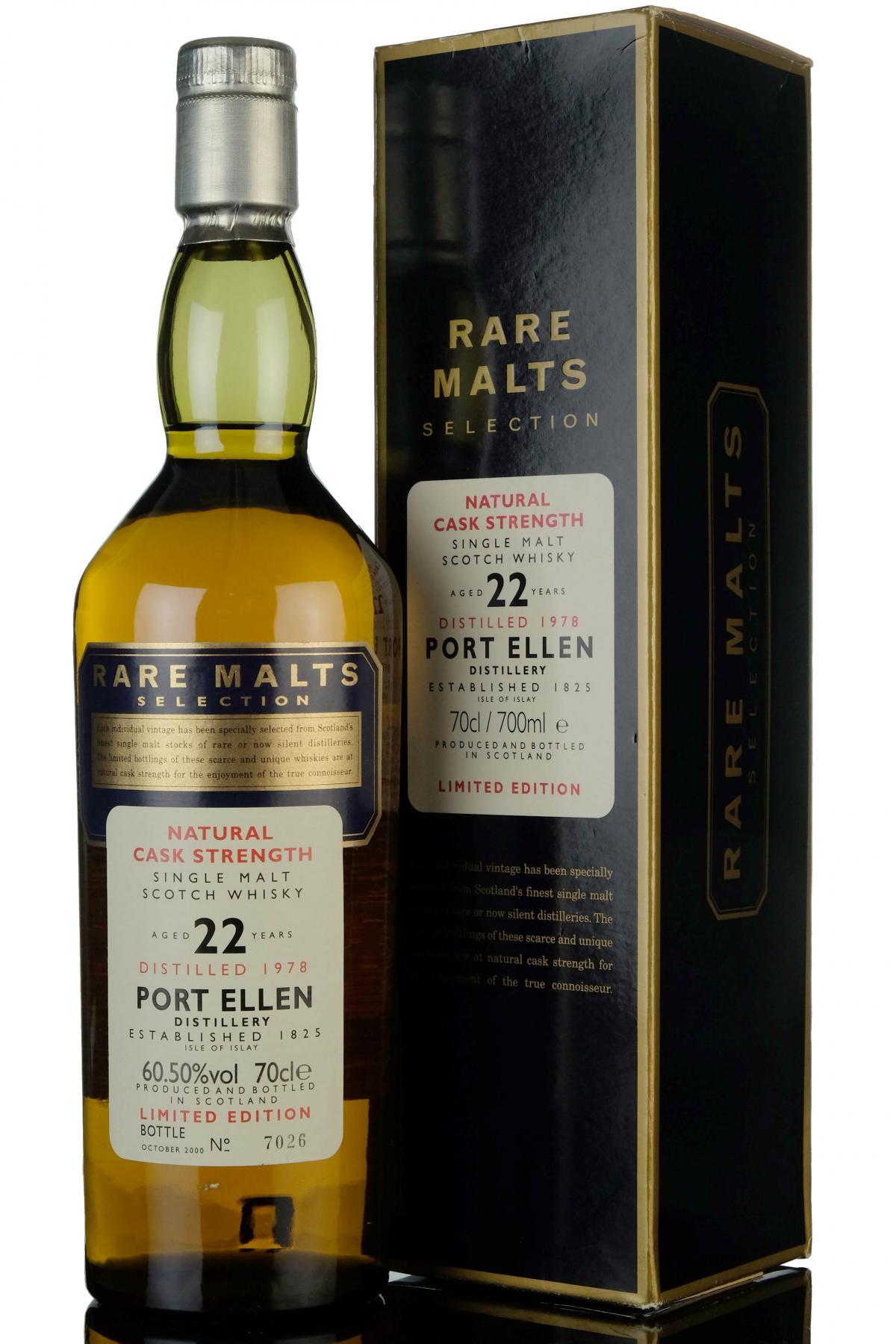 Port Ellen 1978-2000 - 22 Year Old - Rare Malts 60.50%