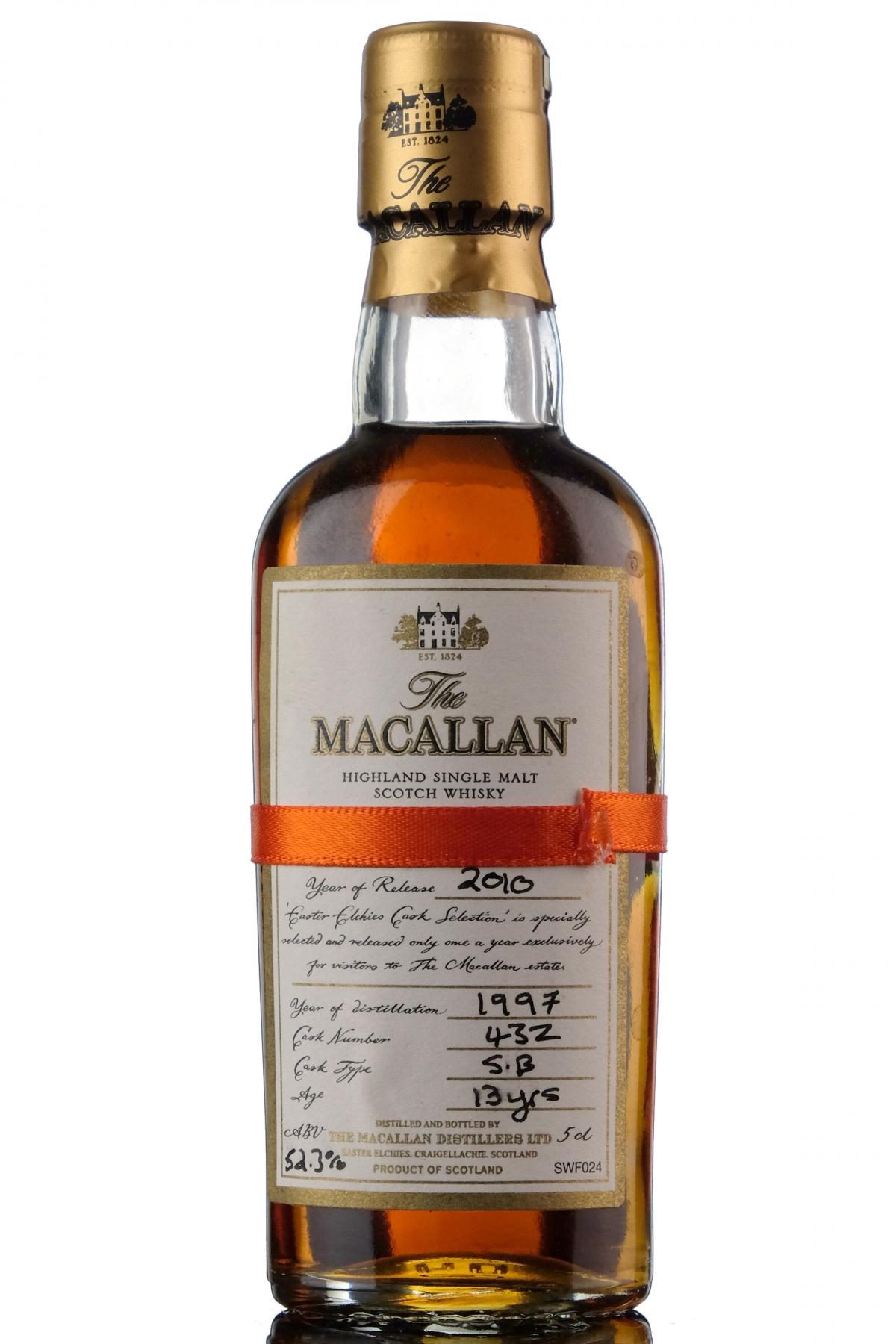 Macallan Easter Elchies - 2010 Release Miniature