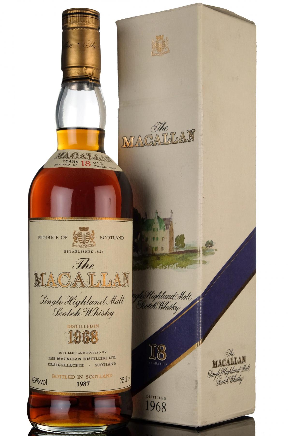 Macallan 1968-1987 - 18 Year Old