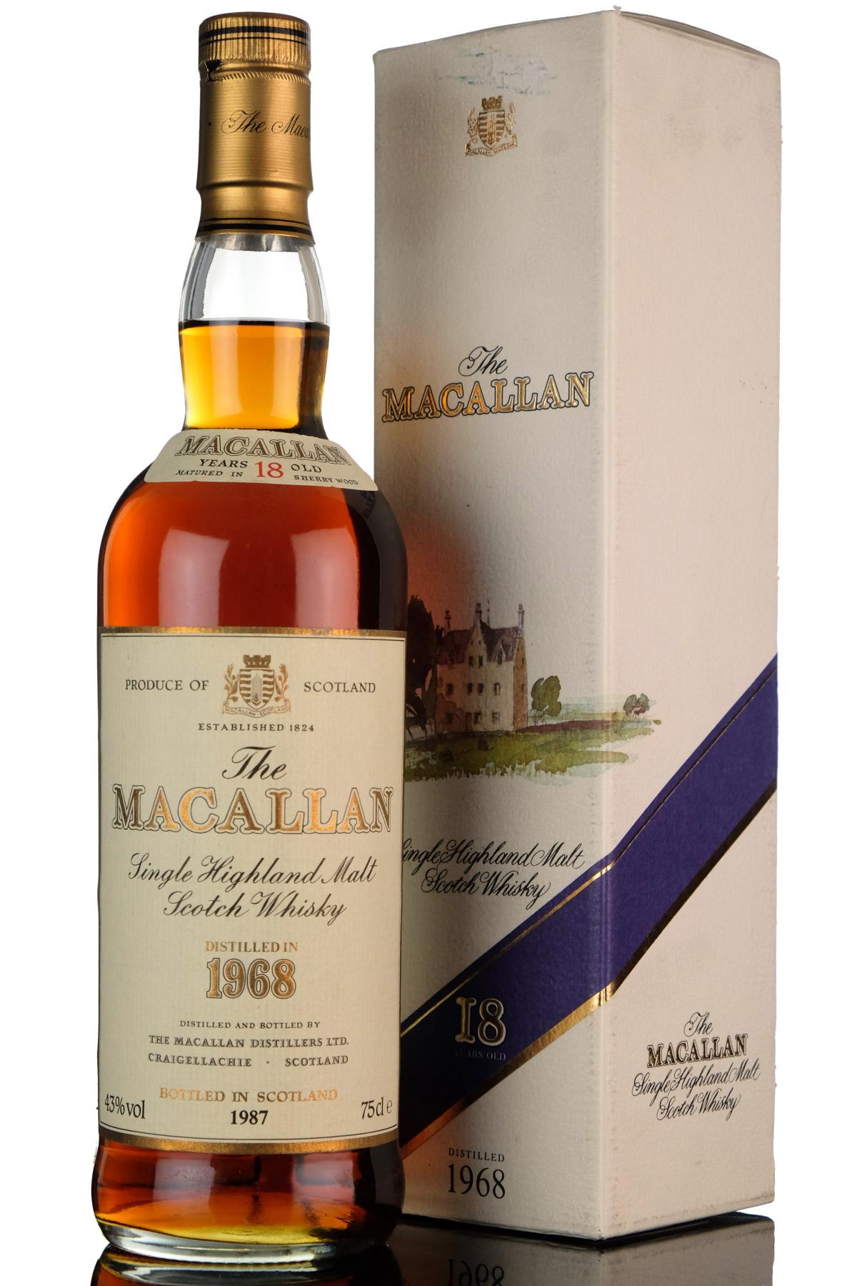 Macallan 1968-1987 - 18 Year Old