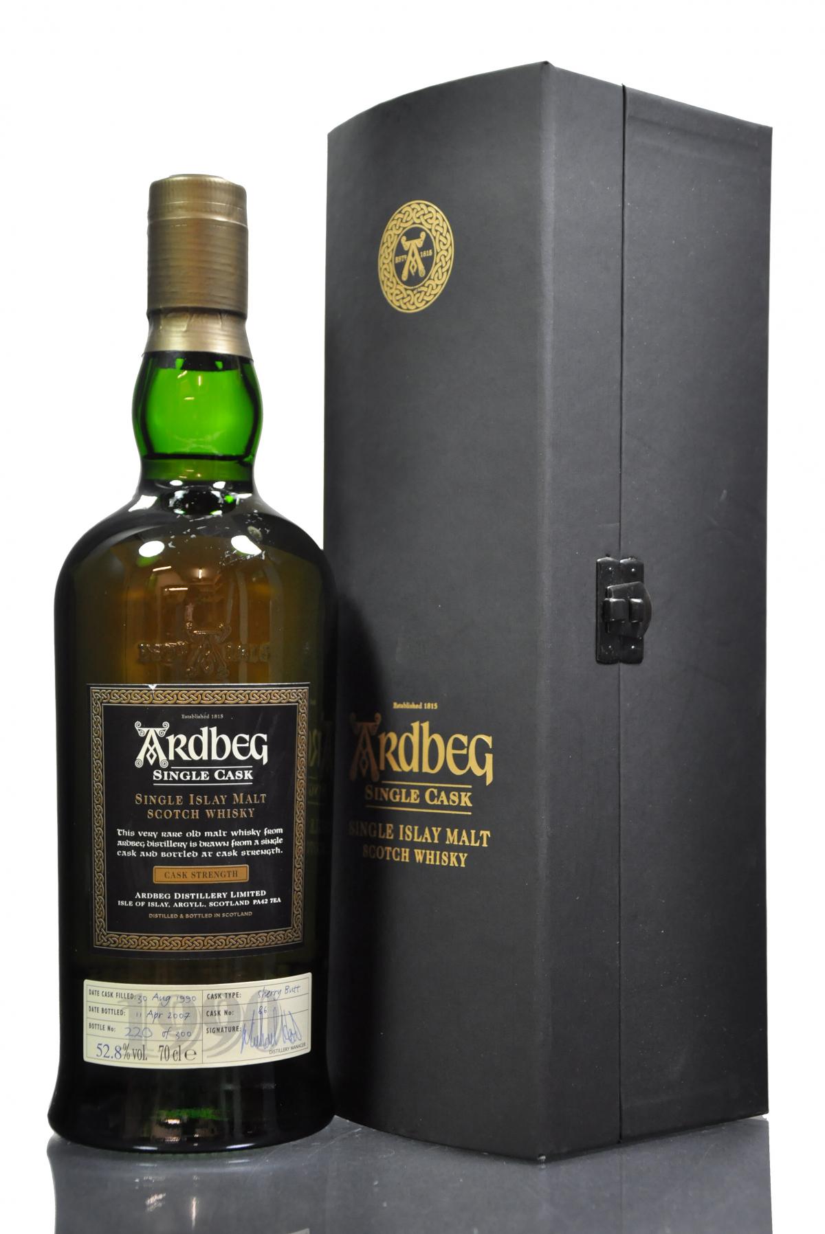 Ardbeg 1990-2007 - Single Cask 86