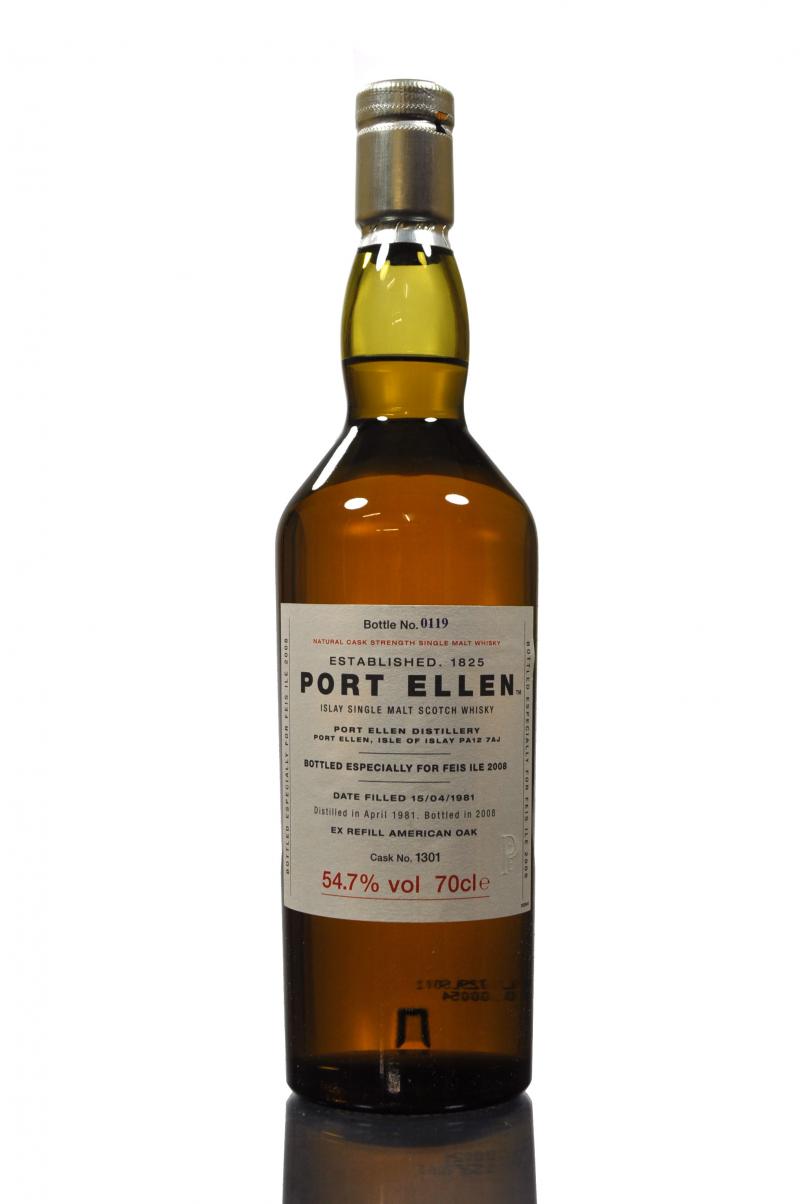 Port Ellen 1981 - Festival 2008 - Cask 1301