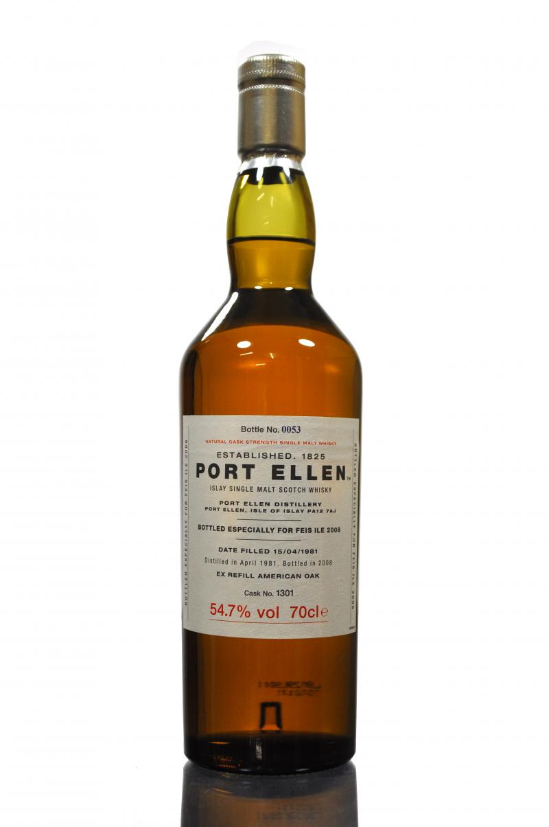 Port Ellen 1981 - Festival 2008 - Cask 1301