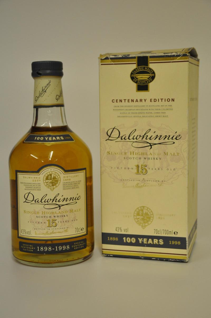 Dalwhinnie 15 Year Old - Centenary 1898-1998