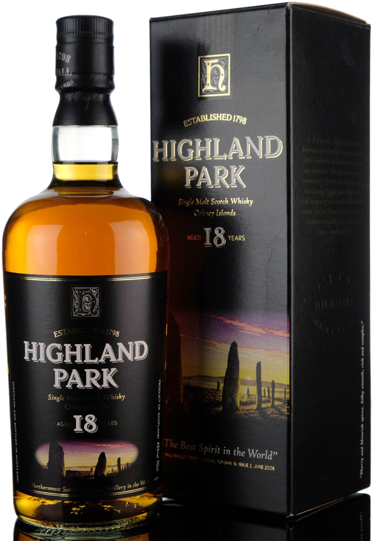 Highland Park 18 Year Old - 2000s