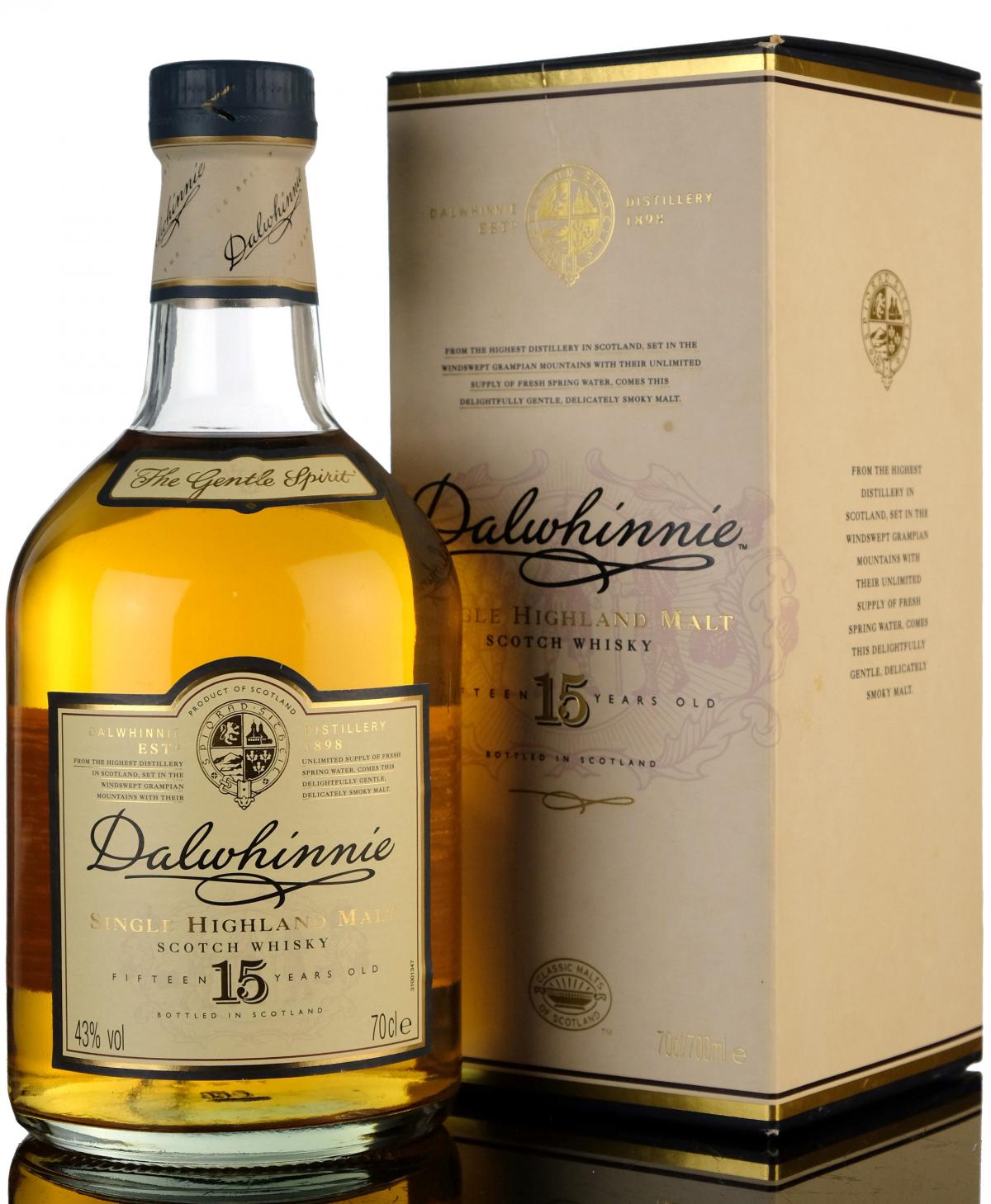 Dalwhinnie 15 Year Old - Early 2000s