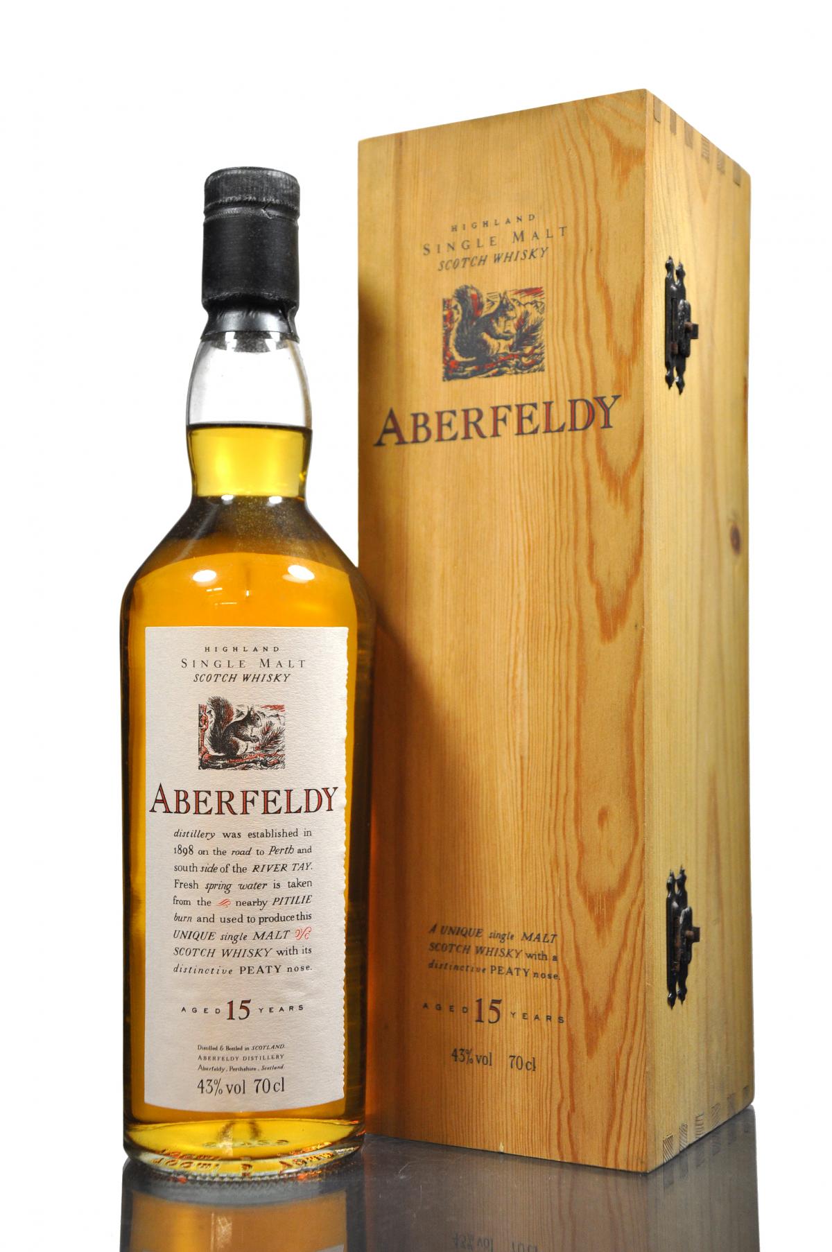 Aberfeldy 15 Year Old - Flora & Fauna - Wooden Box