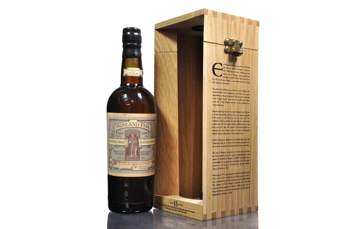 Highland Park 15 Year Old - Earl Magnus - First Edition