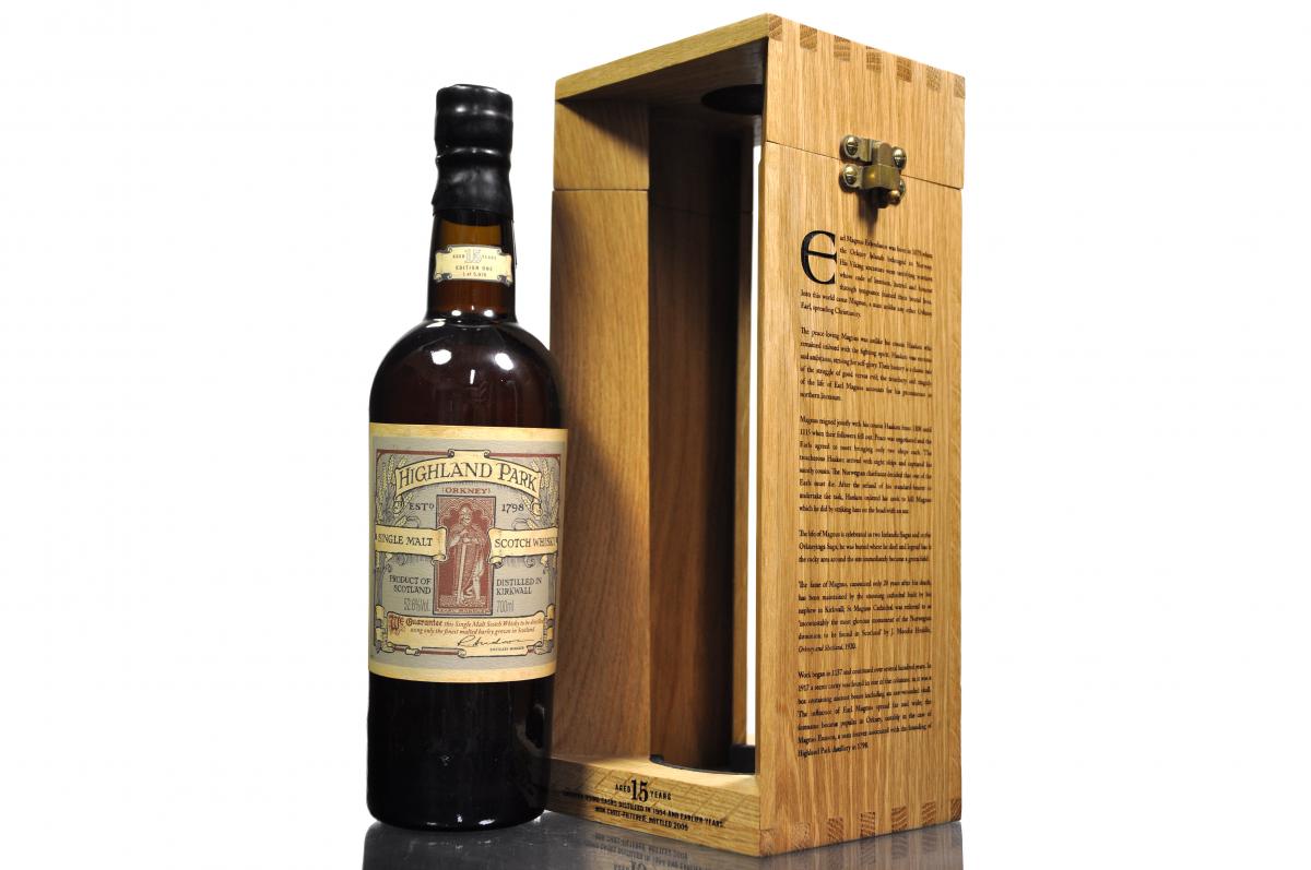 Highland Park 15 Year Old - Earl Magnus - First Edition