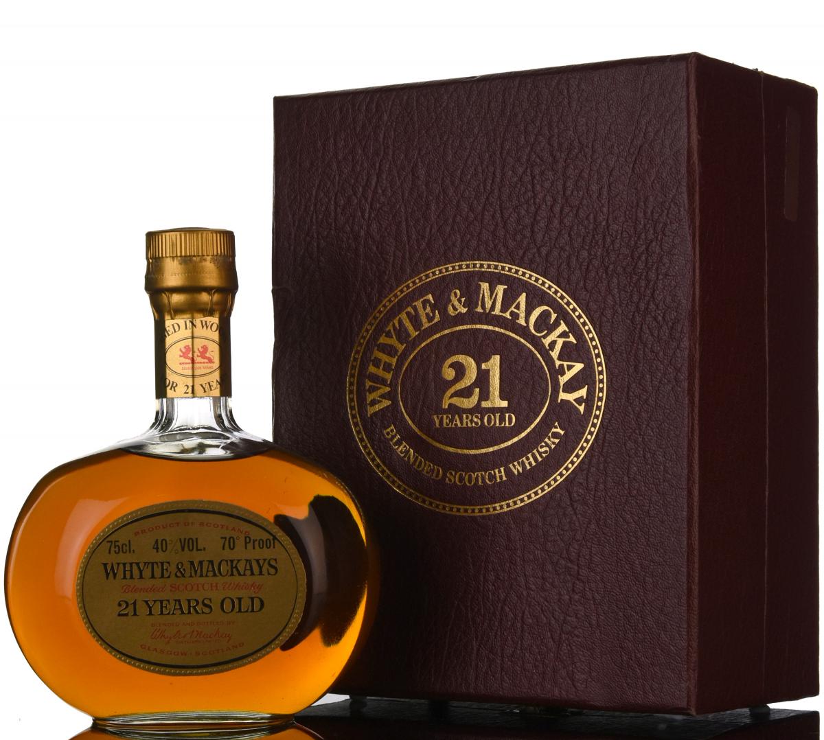 Whyte & Mackay 21 Year Old - Late 1970s
