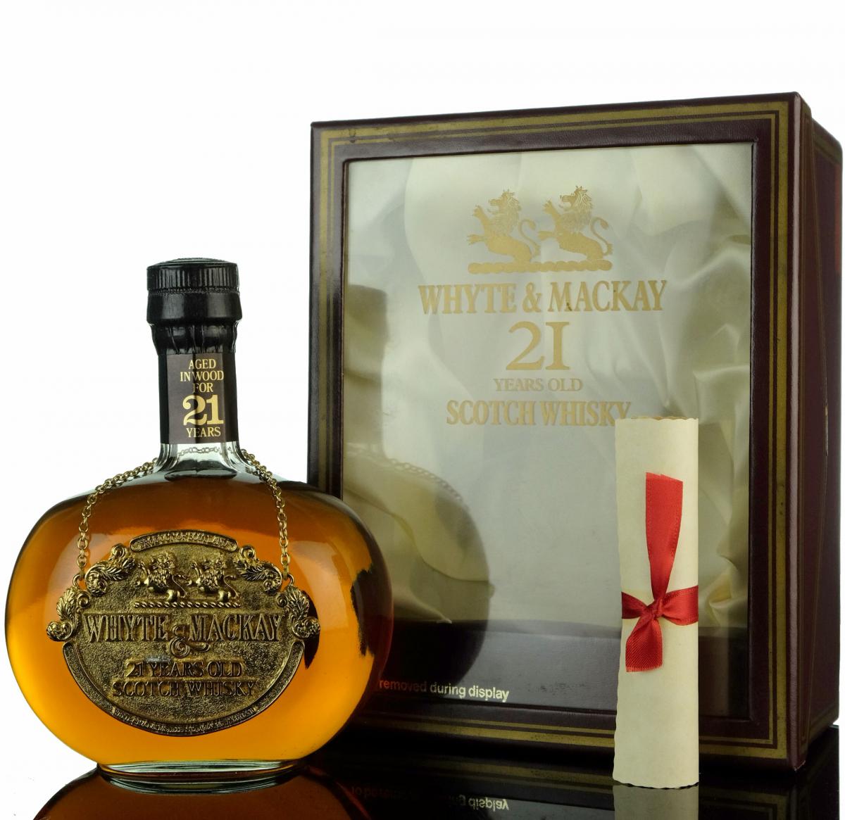 Whyte & Mackay 21 Year Old - 1980s