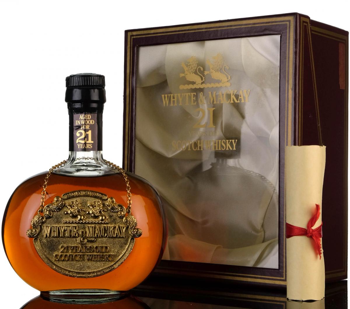 Whyte & Mackay 21 Year Old - 1980s