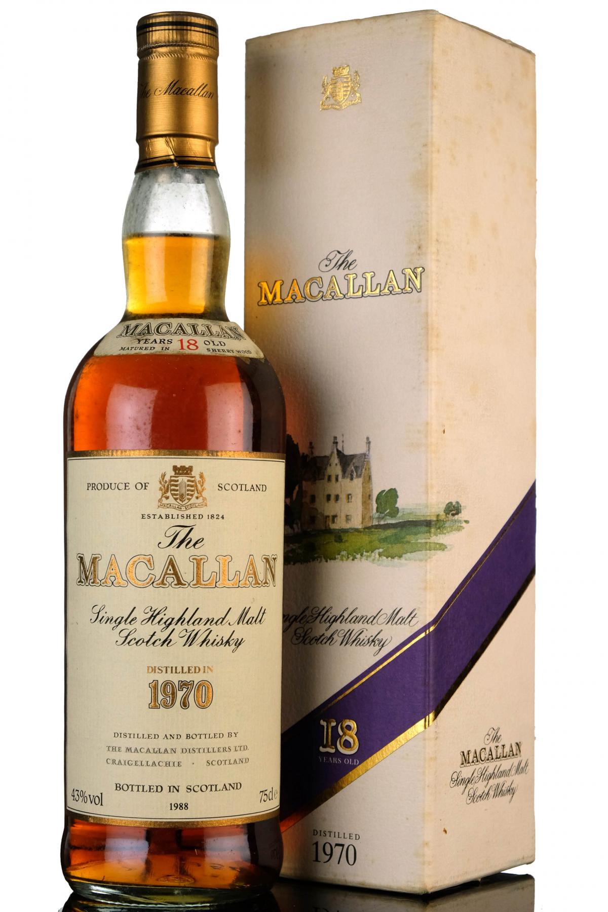 Macallan 1970-1988 - 18 Year Old