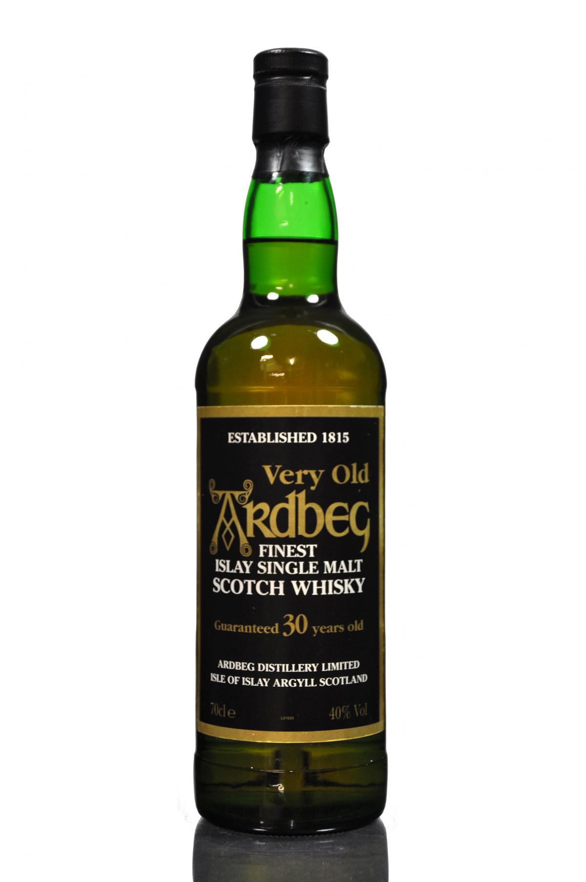Ardbeg 30 Year Old - Guaranteed - 1996 Release