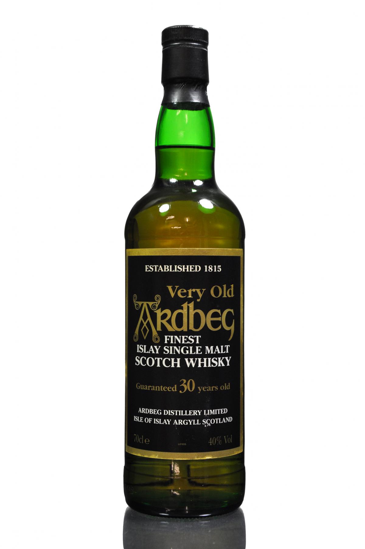 Ardbeg 30 Year Old - Guaranteed - 1996 Release