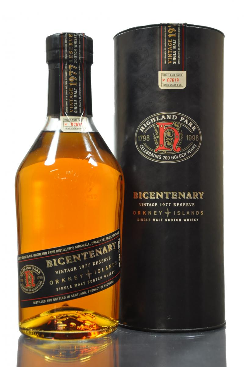 Highland Park 1977 - Bicentenary 1798-1998