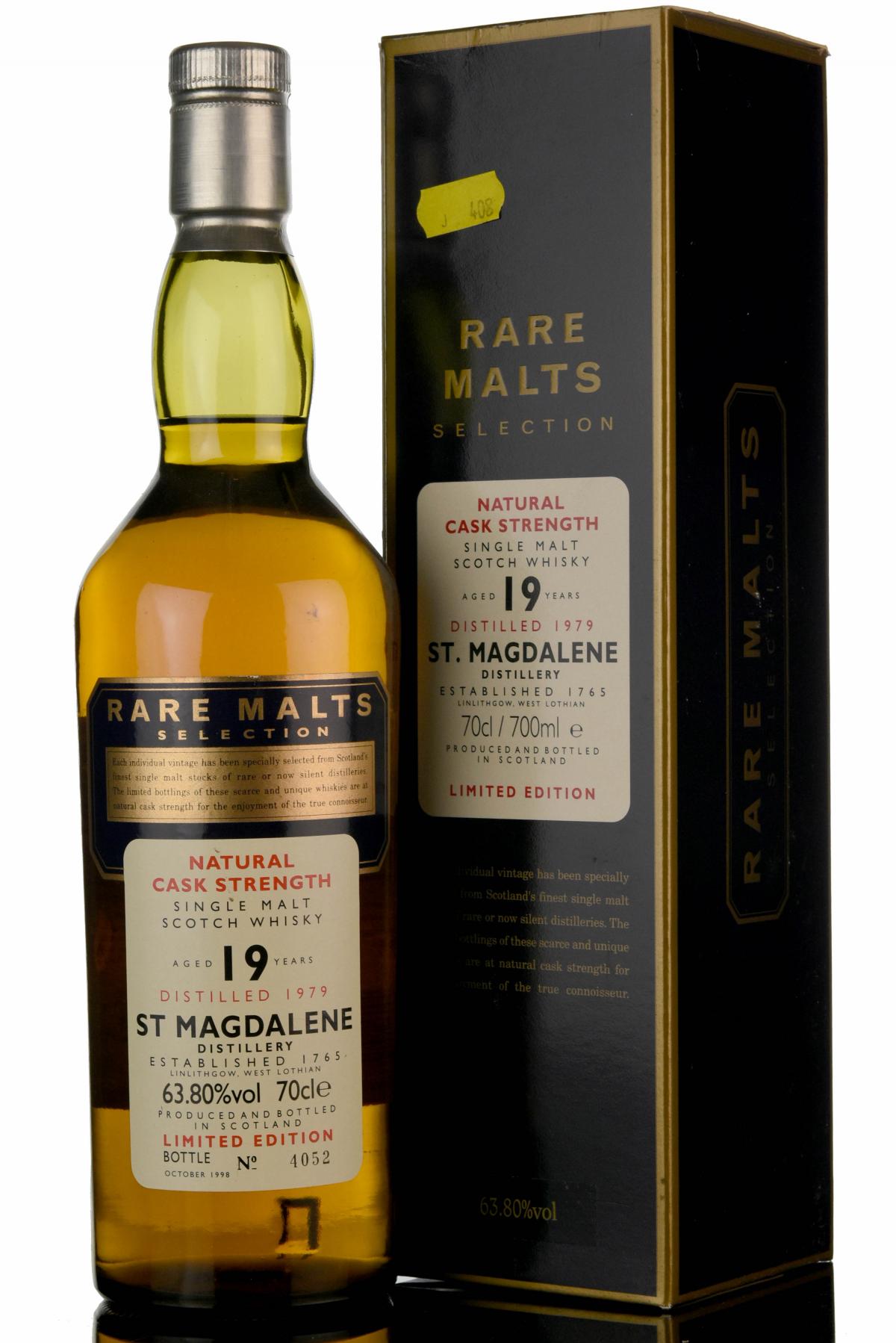 St Magdalene 1979-1998 - 19 Year Old - Rare Malts 63.80%