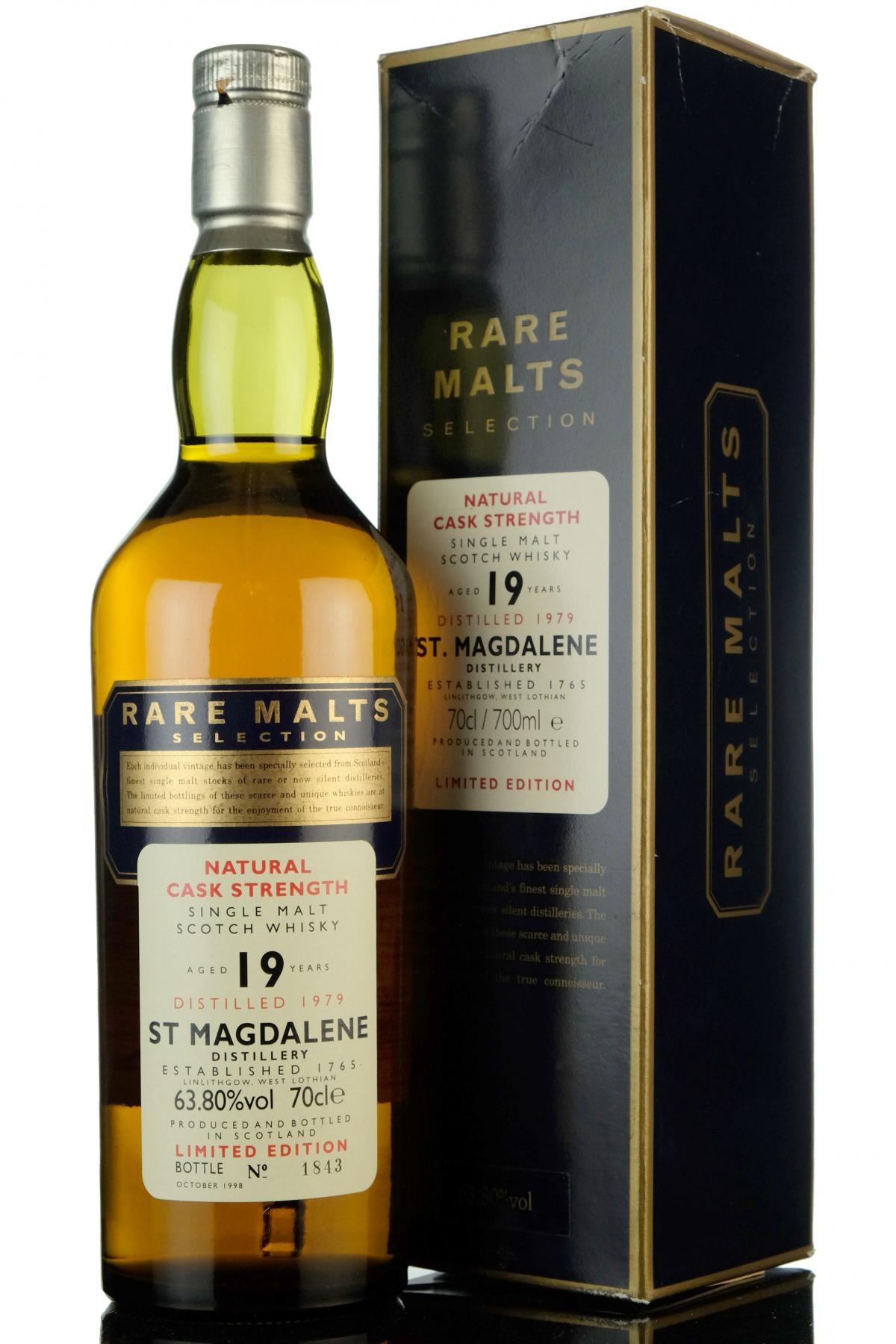 St Magdalene 1979-1998 - 19 Year Old - Rare Malts 63.80%