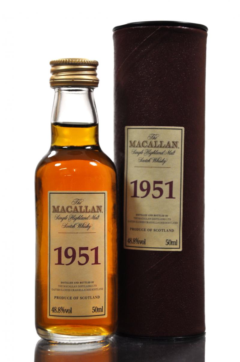 Macallan 1951 Miniature