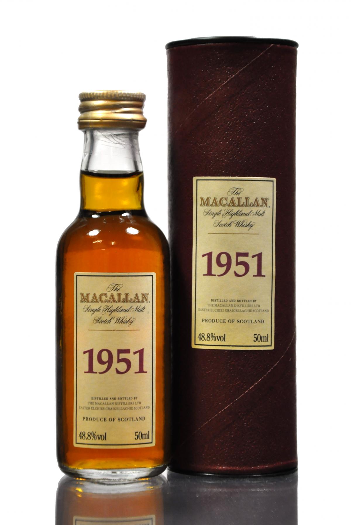 Macallan 1951 Miniature