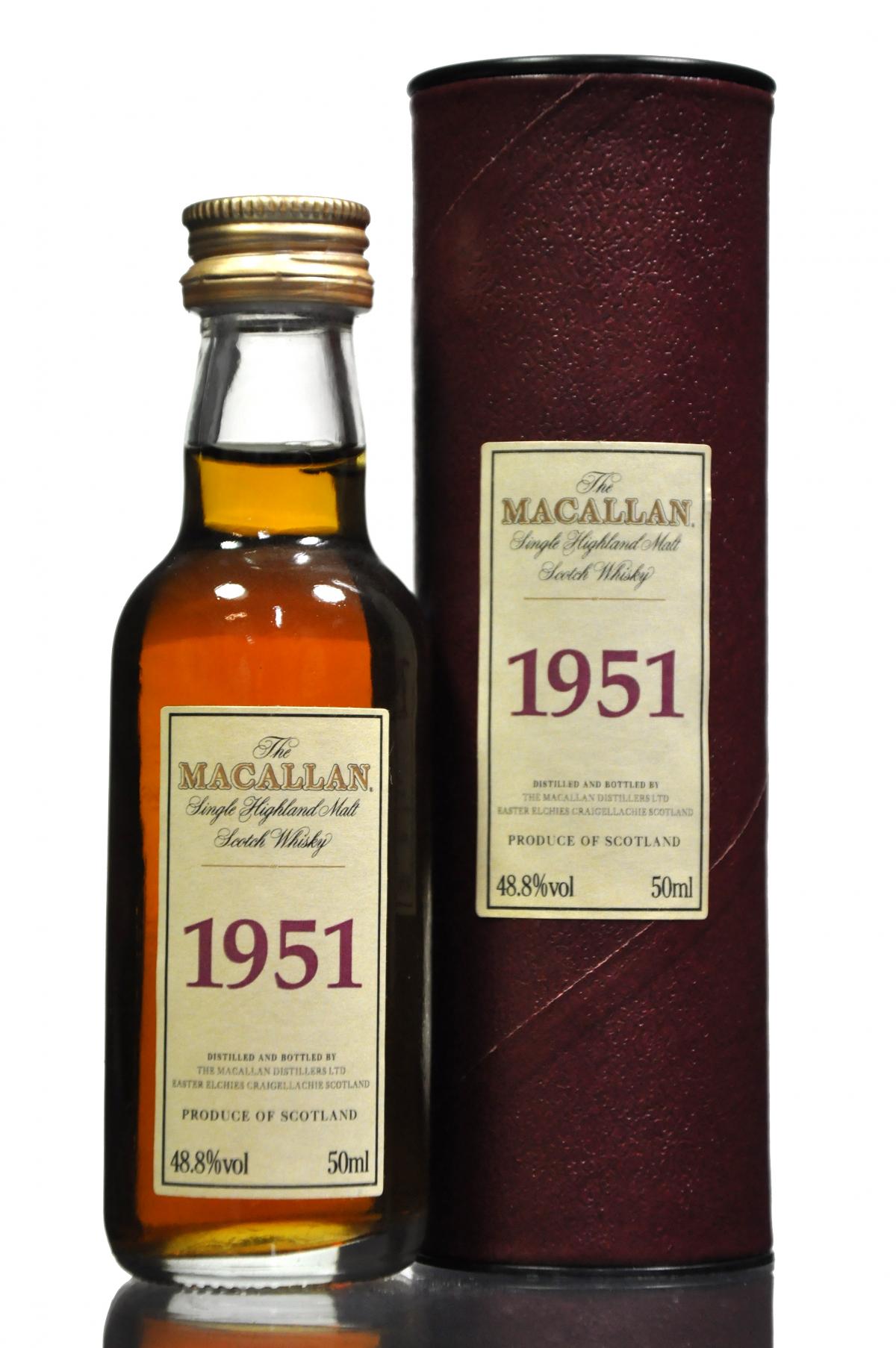 Macallan 1951 Miniature