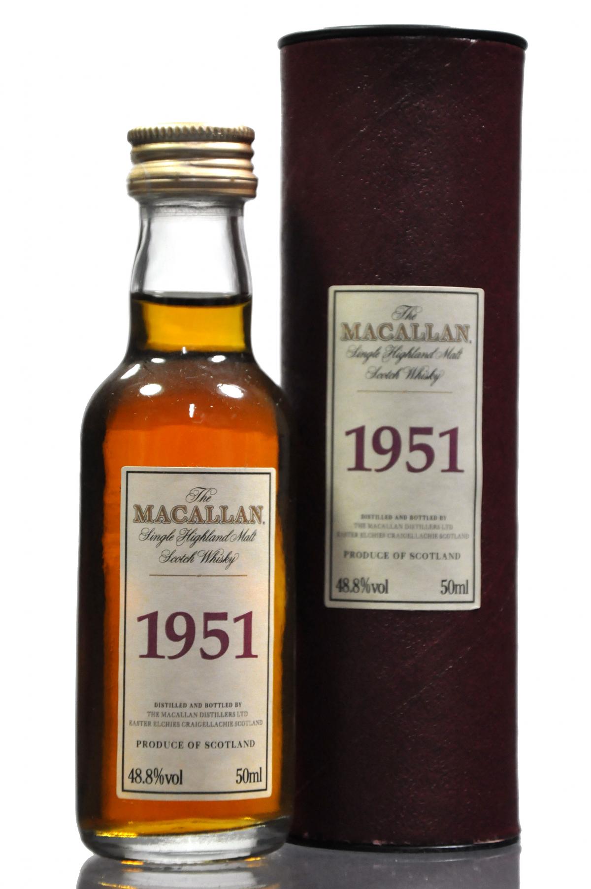 Macallan 1951 Miniature