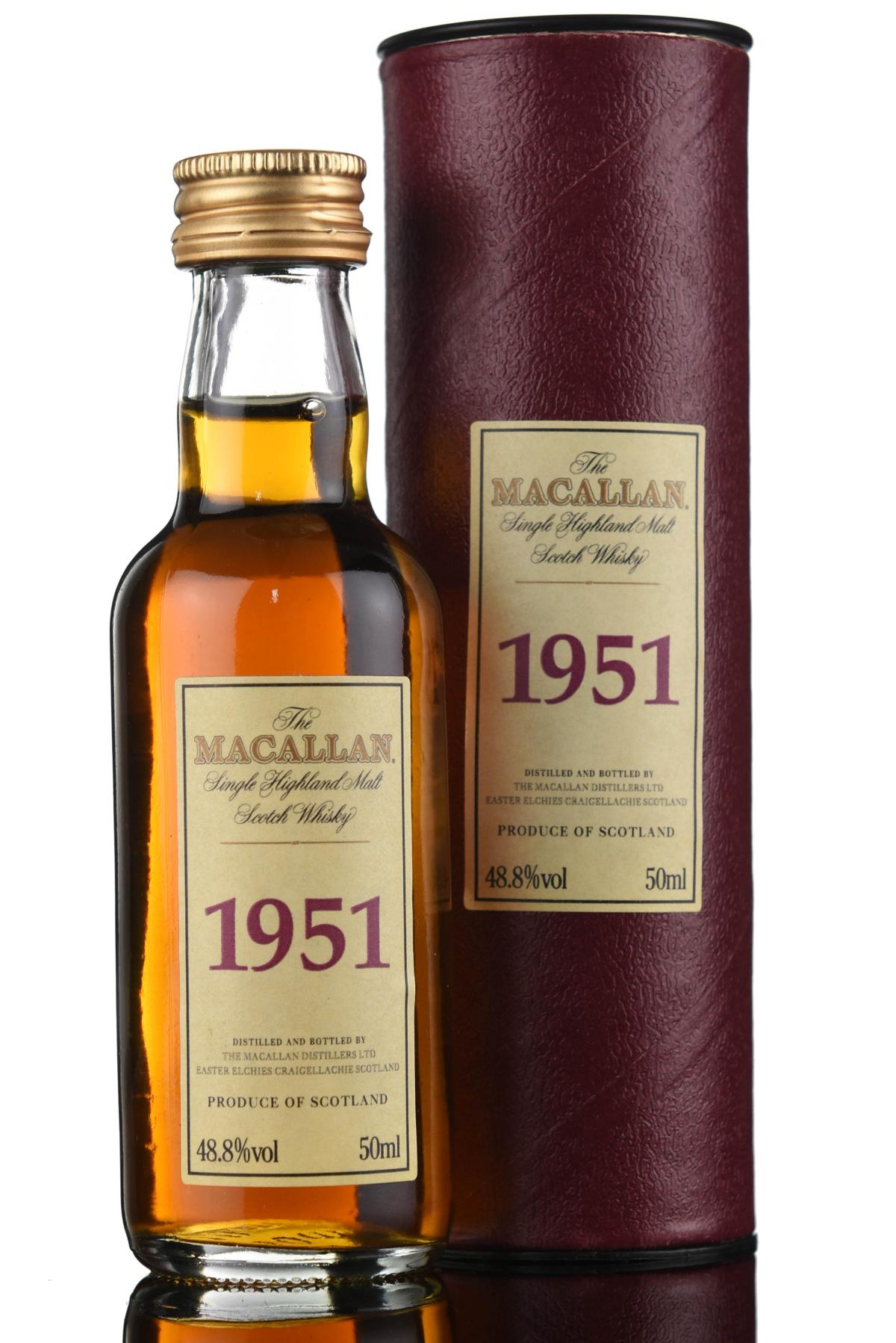 Macallan 1951 Miniature