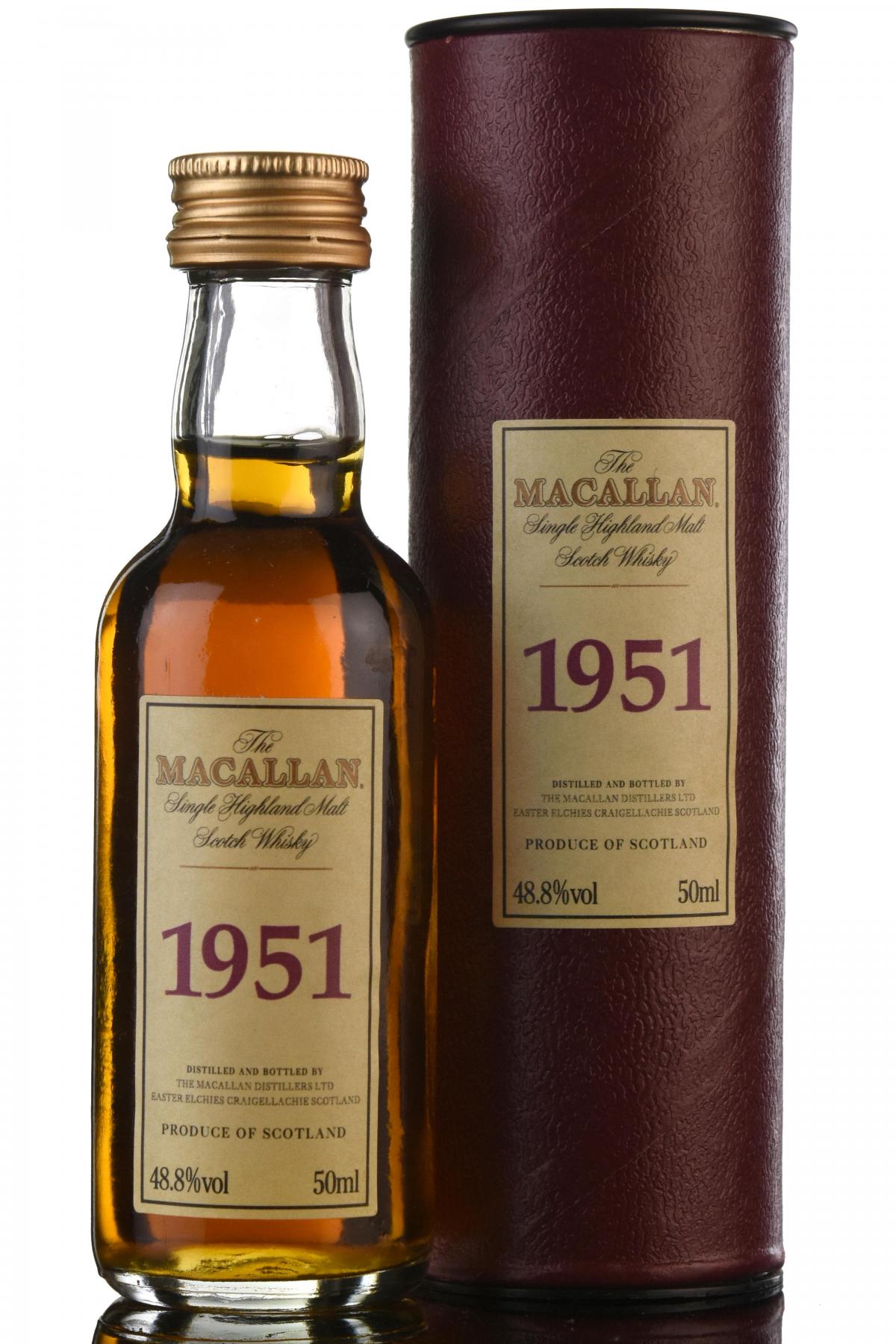 Macallan 1951 Miniature