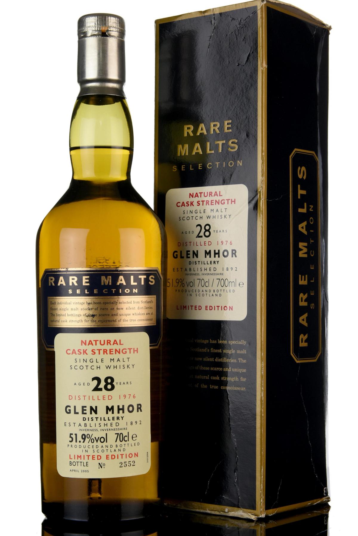 Glen Mhor 1976-2005 - 28 Year Old - Rare Malts 51.9%