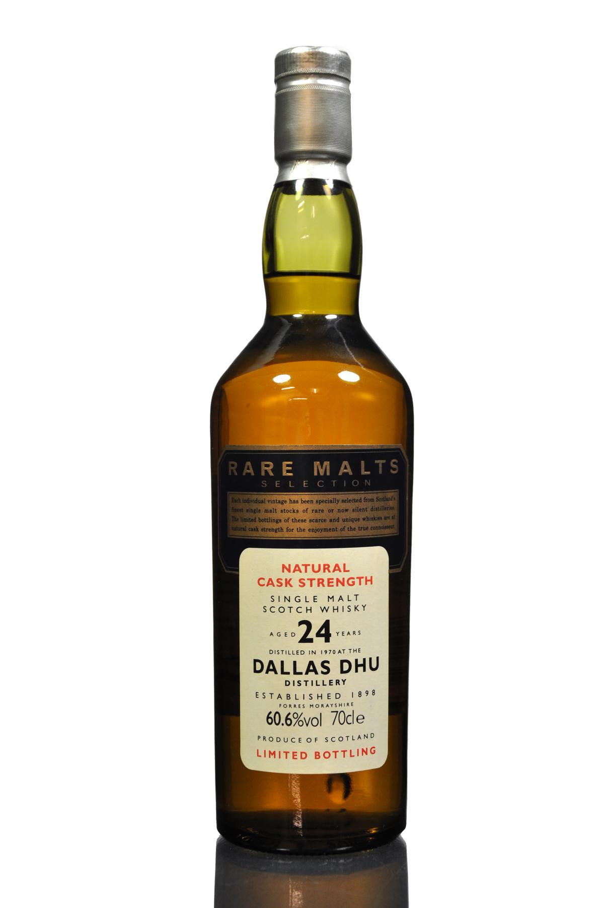 Dallas Dhu 1970 - 24 Year Old - Rare Malts 60.6%