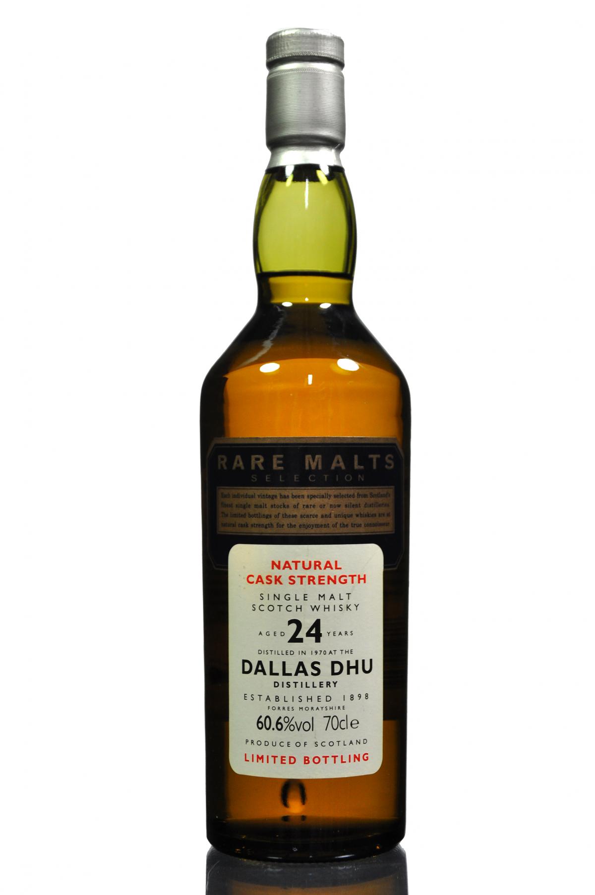 Dallas Dhu 1970 - 24 Year Old - Rare Malts 60.6%