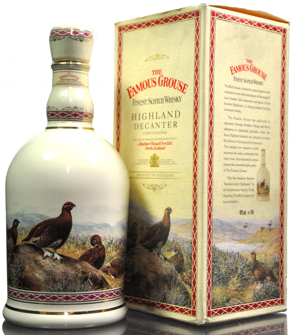 Famous Grouse Highland Decanter