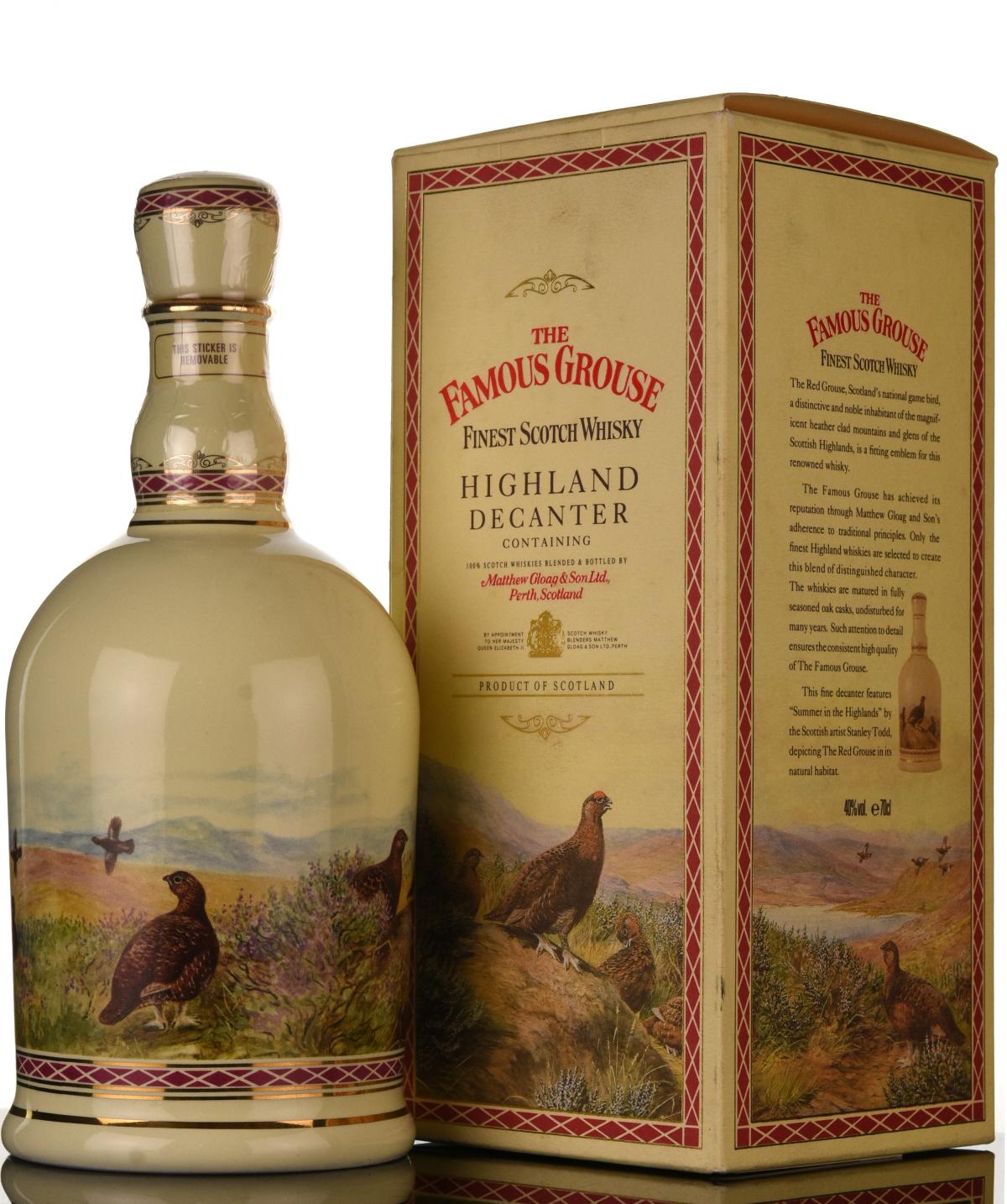 Famous Grouse Highland Decanter
