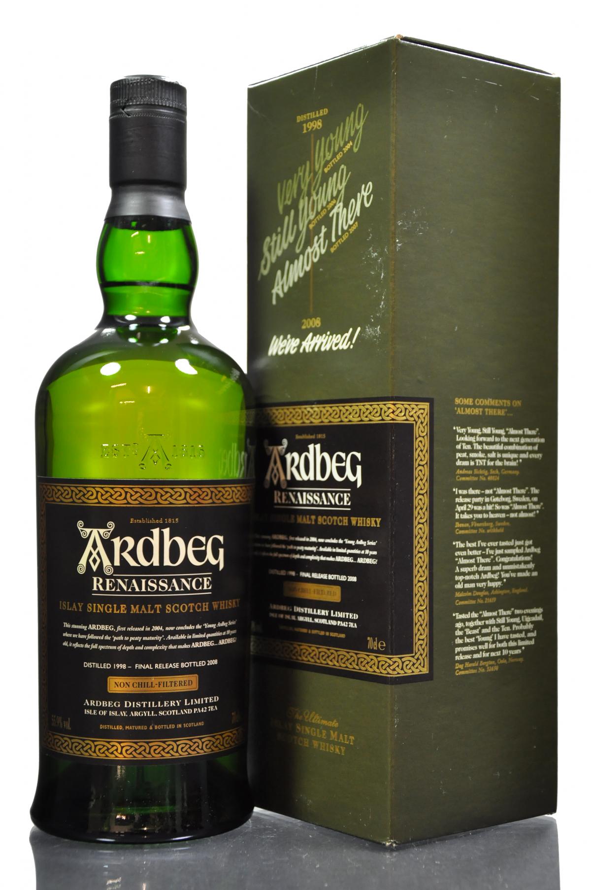 Ardbeg 1998-2008 - Renaissance