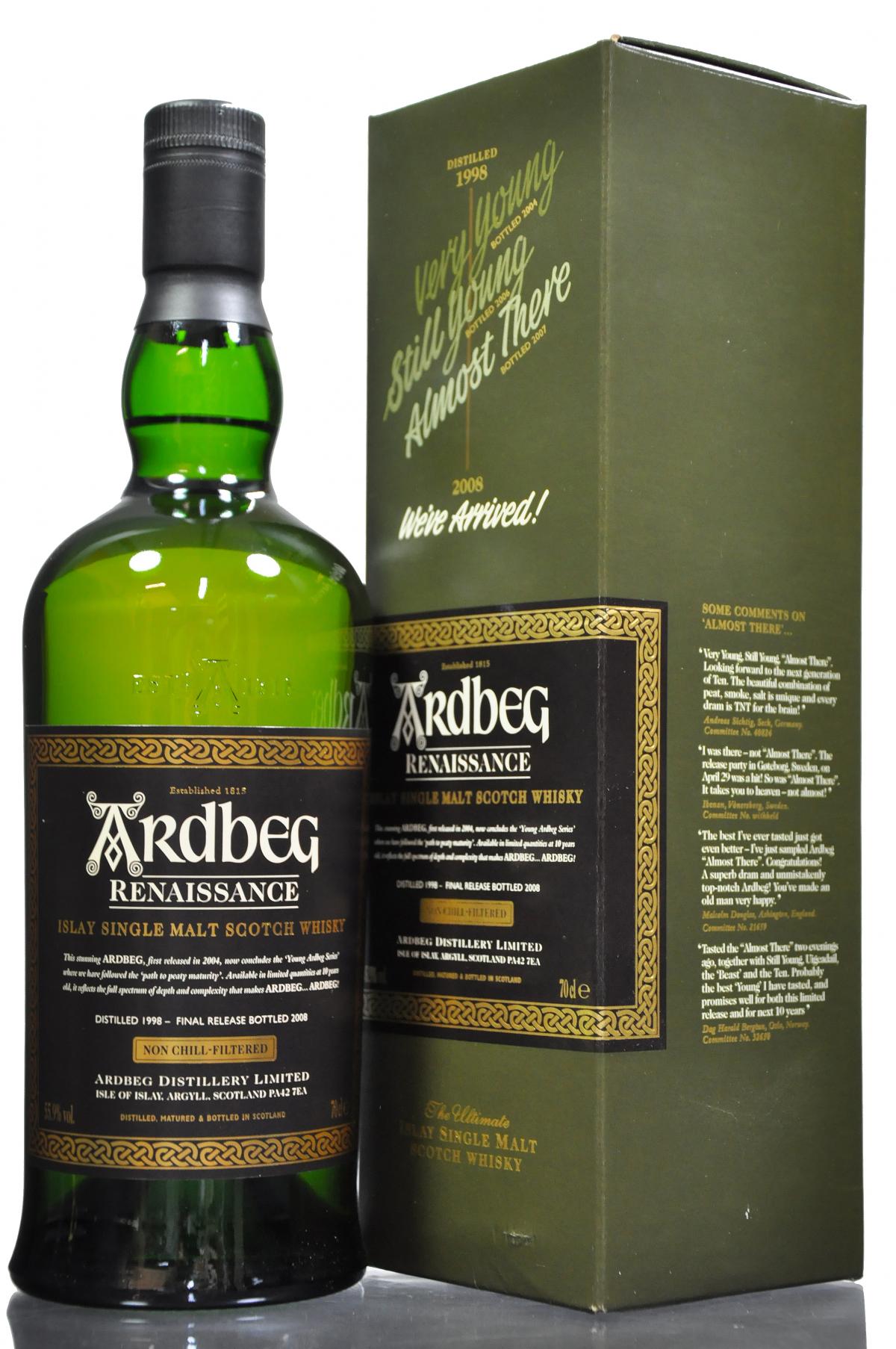 Ardbeg 1998-2008 - Renaissance