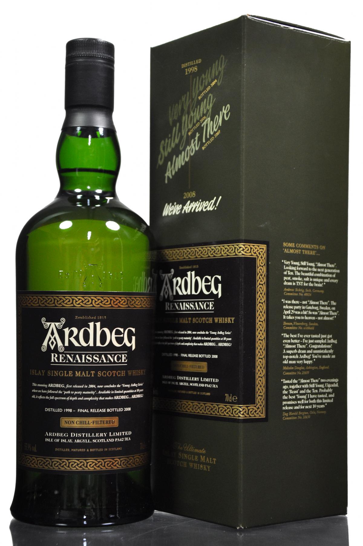 Ardbeg 1998-2008 - Renaissance