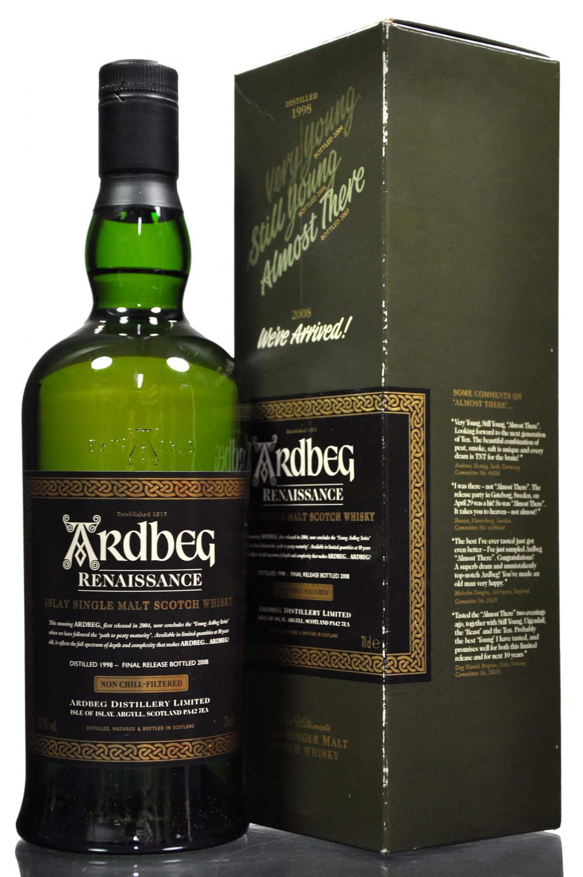 Ardbeg 1998-2008 - Renaissance