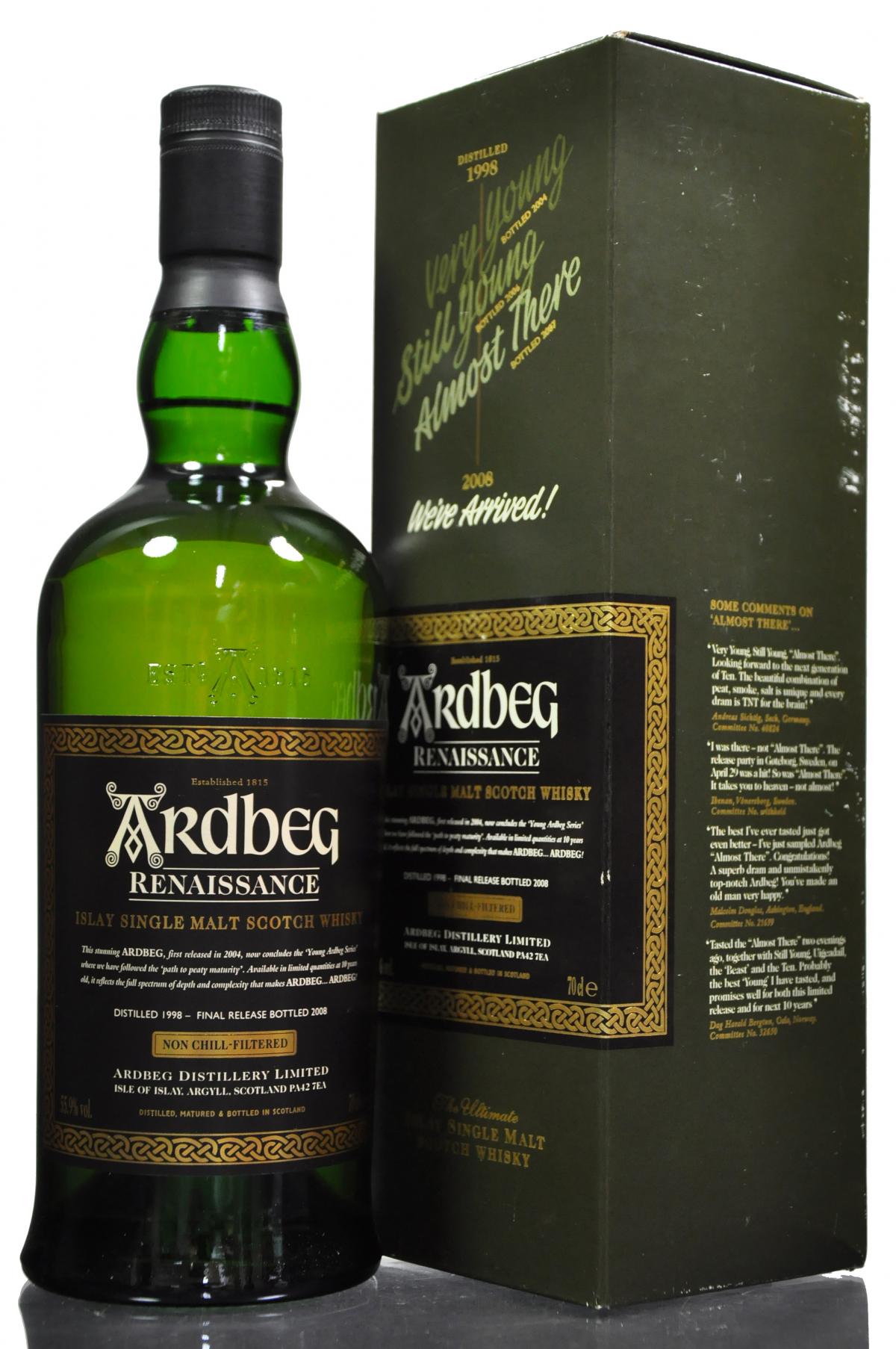 Ardbeg 1998-2008 - Renaissance