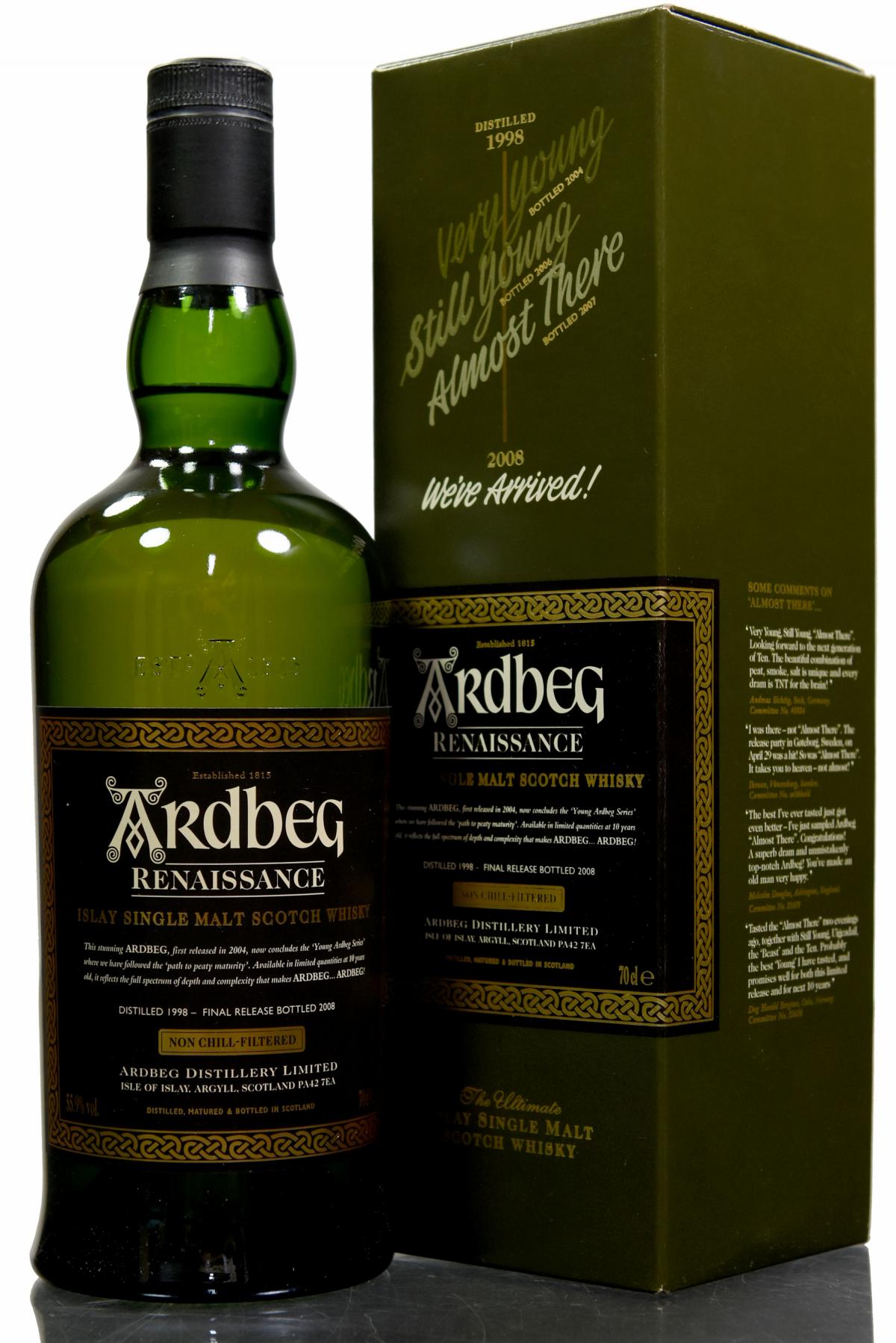 Ardbeg 1998-2008 - Renaissance