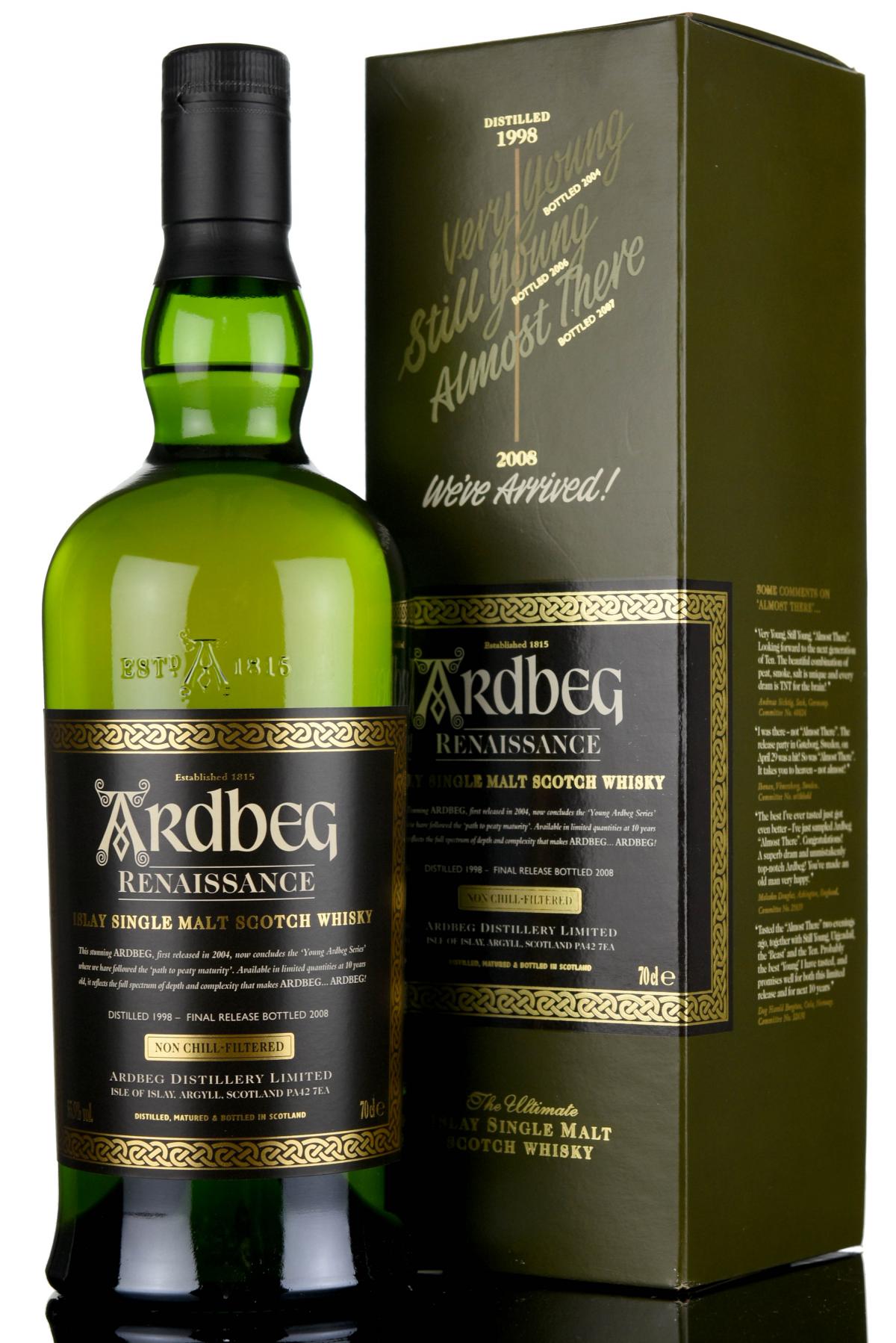 Ardbeg 1998-2008 - Renaissance