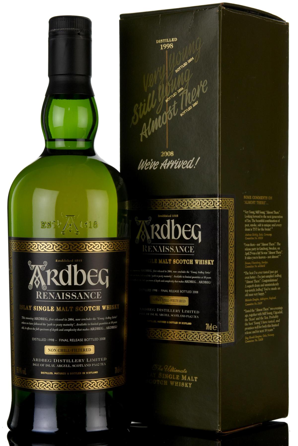 Ardbeg 1998-2008 - Renaissance