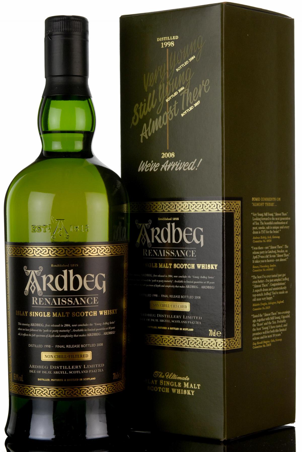 Ardbeg 1998-2008 - Renaissance