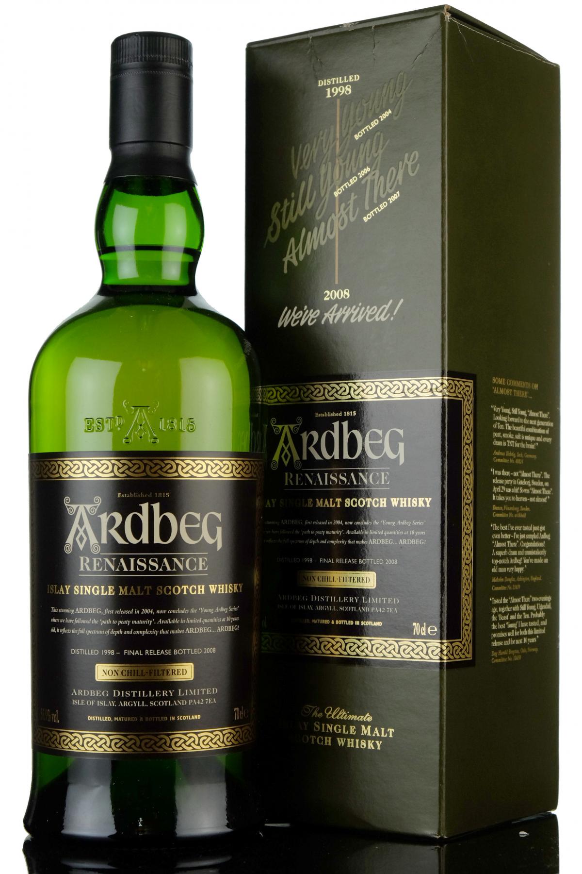 Ardbeg 1998-2008 - Renaissance