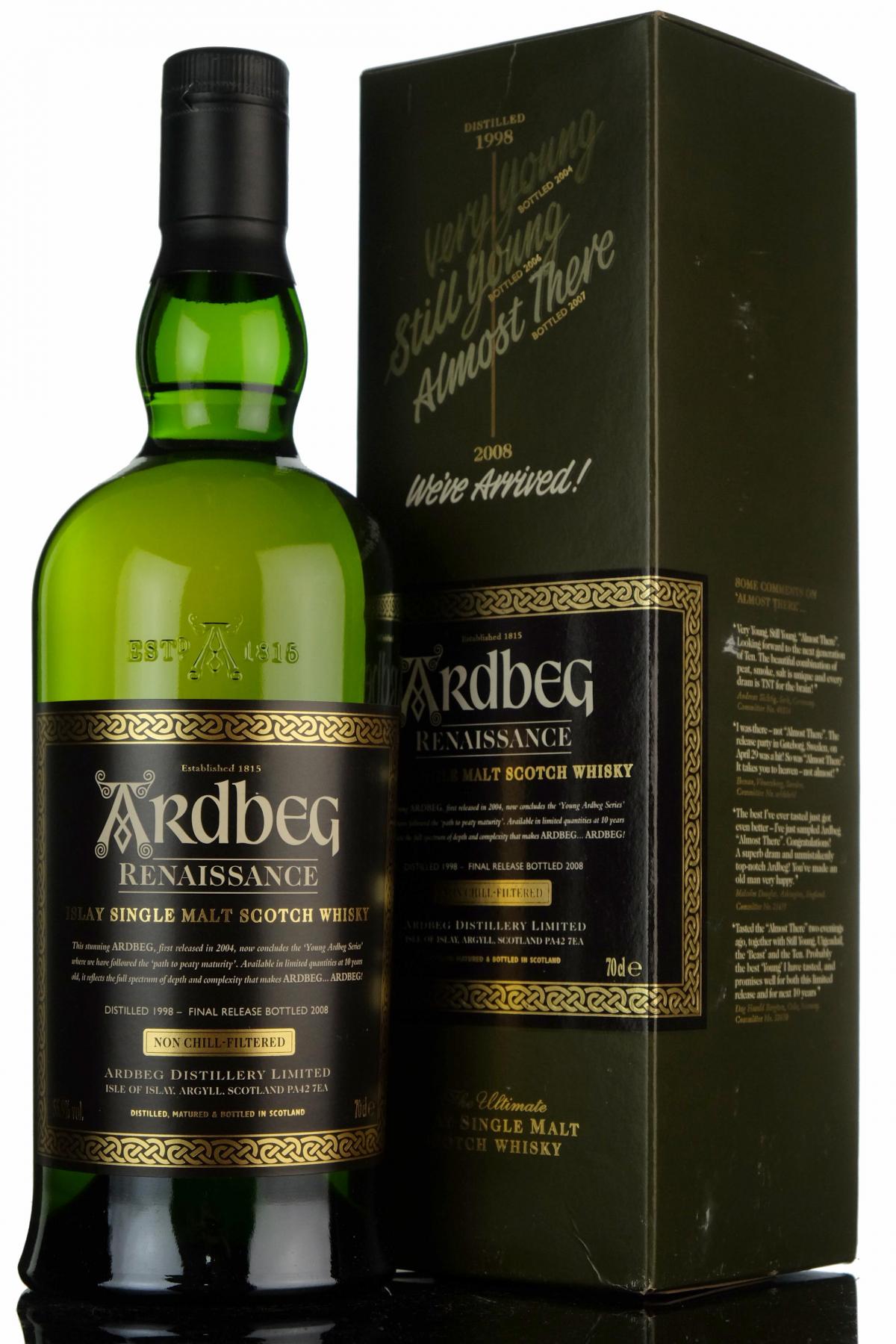 Ardbeg 1998-2008 - Renaissance