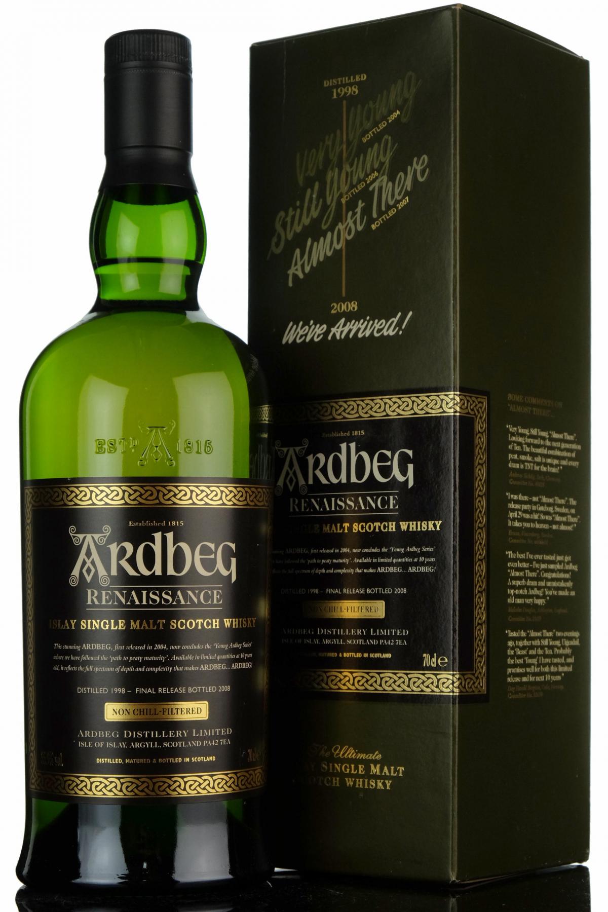 Ardbeg 1998-2008 - Renaissance