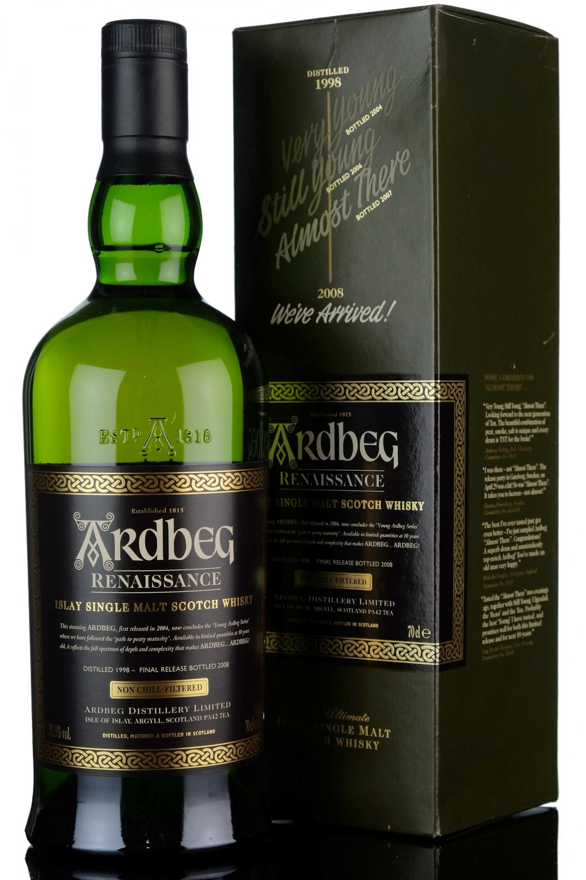 Ardbeg 1998-2008 - Renaissance