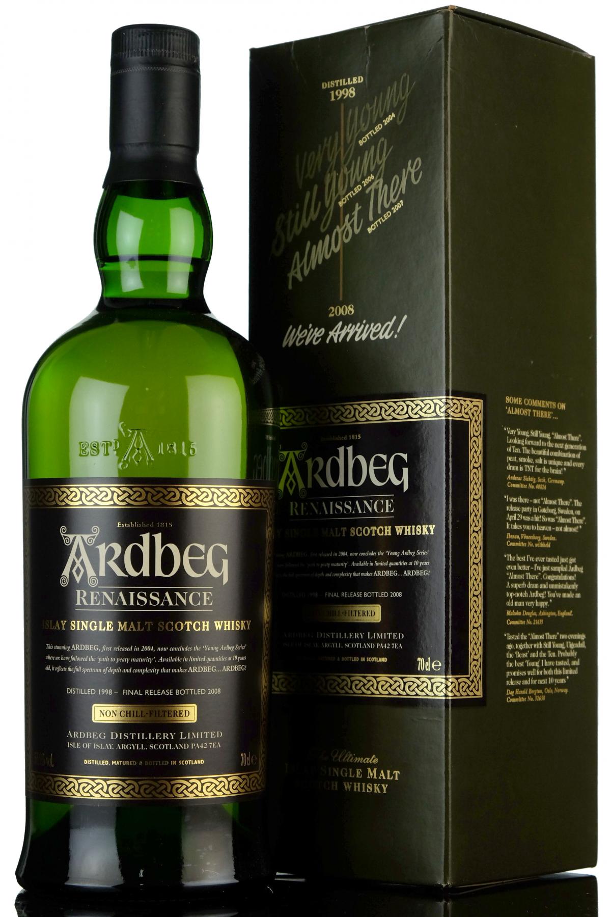 Ardbeg 1998-2008 - Renaissance