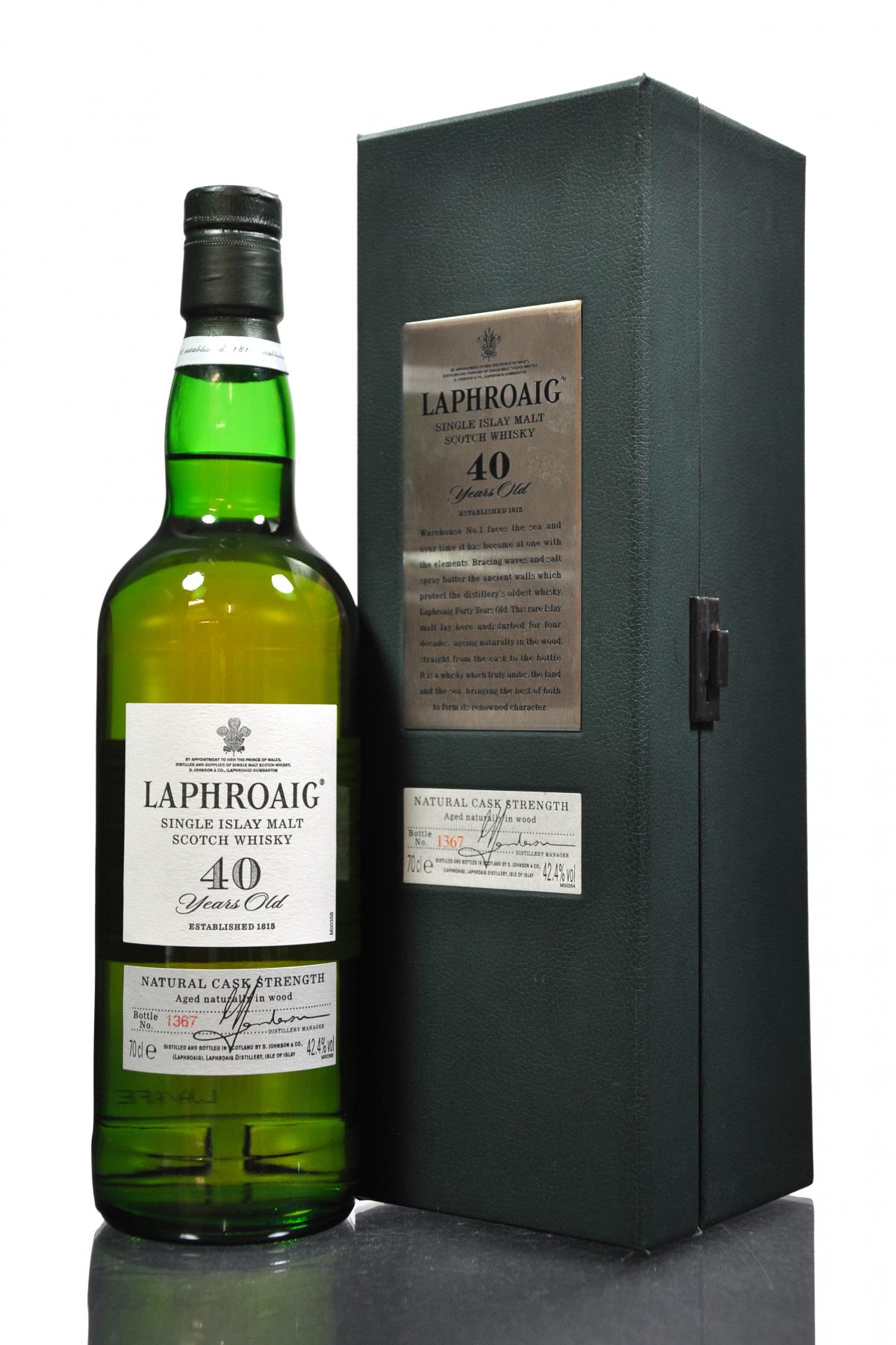 Laphroaig 40 Year Old