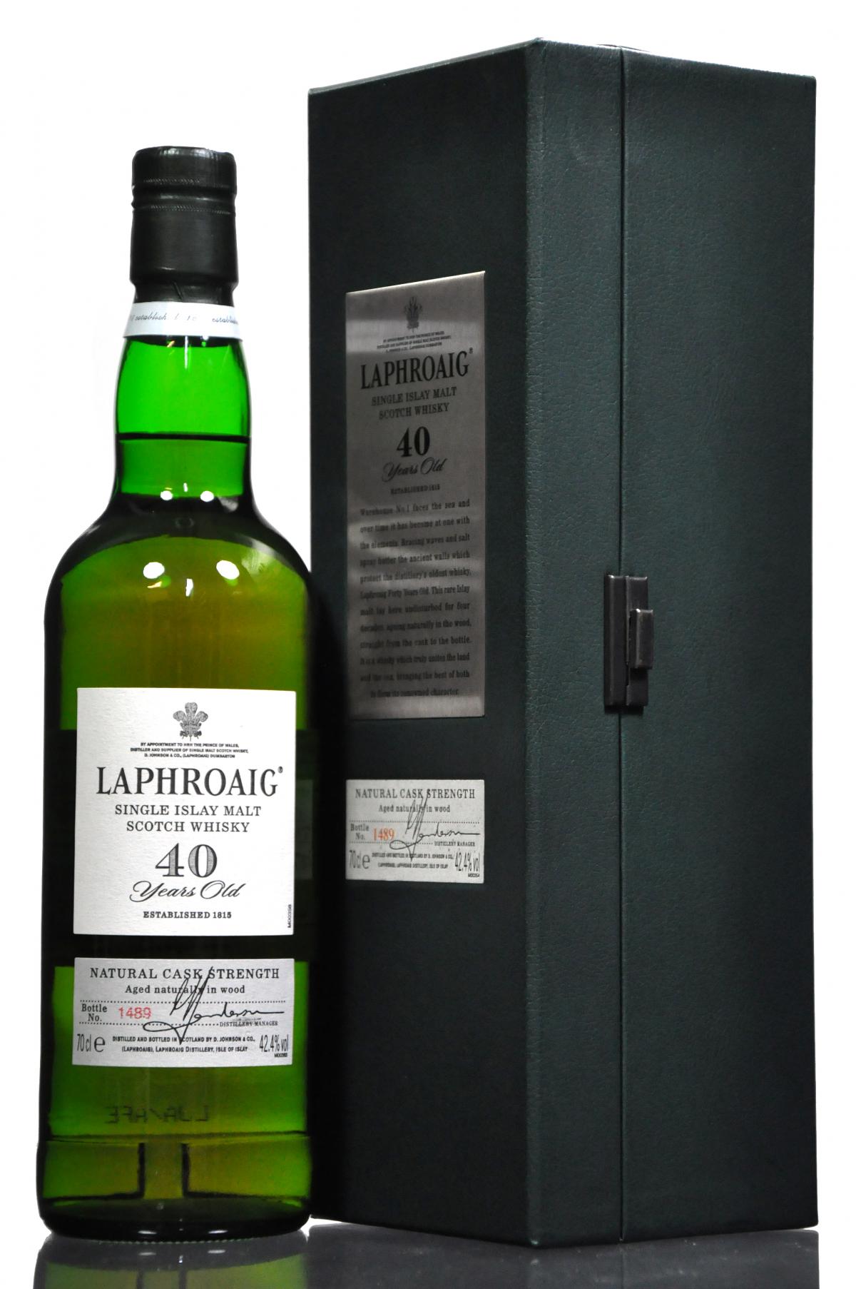 Laphroaig 40 Year Old